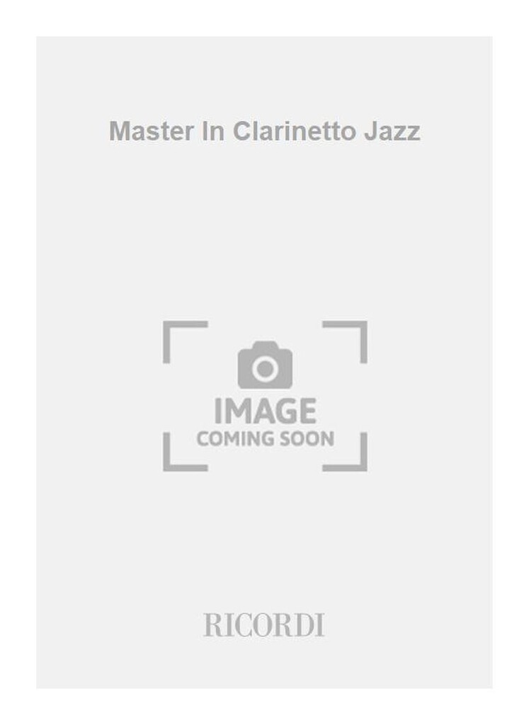 Master In Clarinetto Jazz